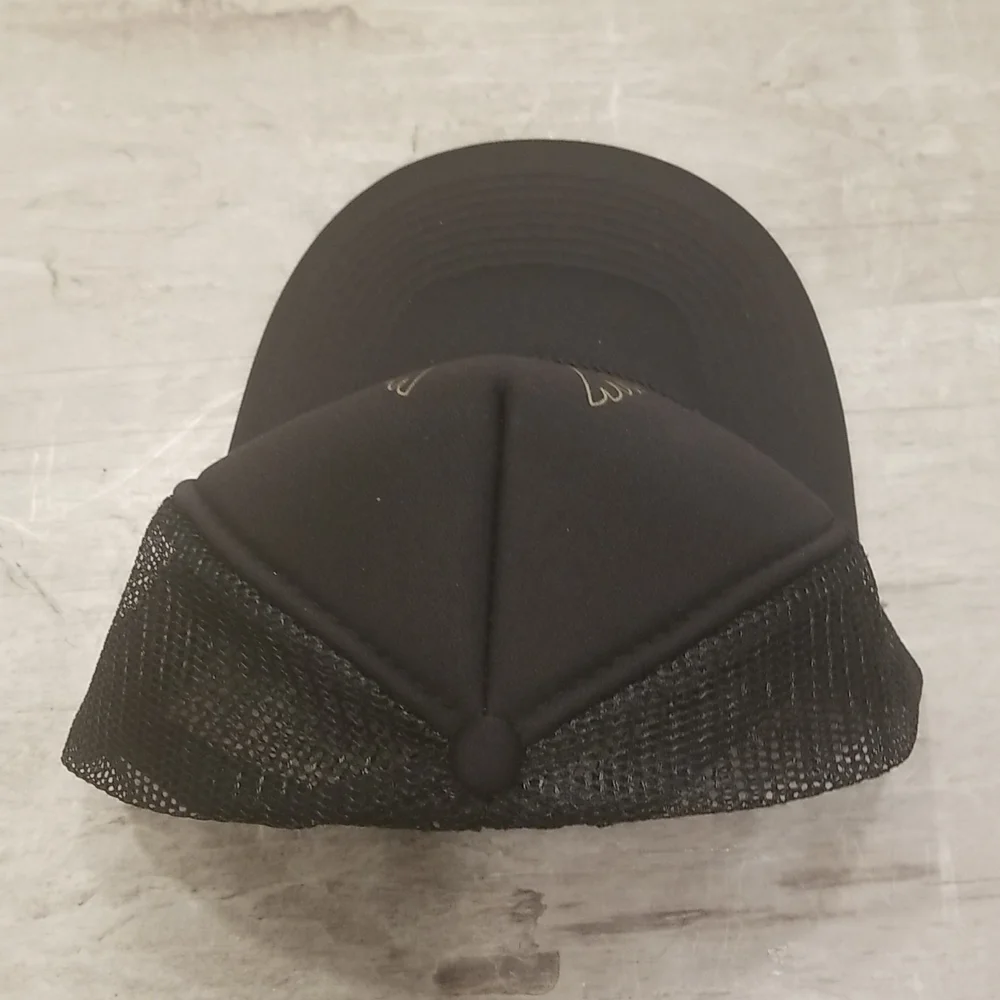 💕MINIMALE ANIMALE💕 The Firebird Mesh Trucker Hat Black/Gold One Size NWT